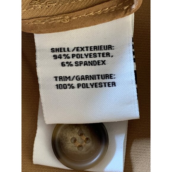 Bagatelle Collection Womens Double-Breast Knit Camel Trench Coat 2X RX10638 EUC - Picture 4 of 11